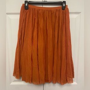 Jean Paul Gaultier Soleil Vintage Y2K Ruffle Orange Skirt